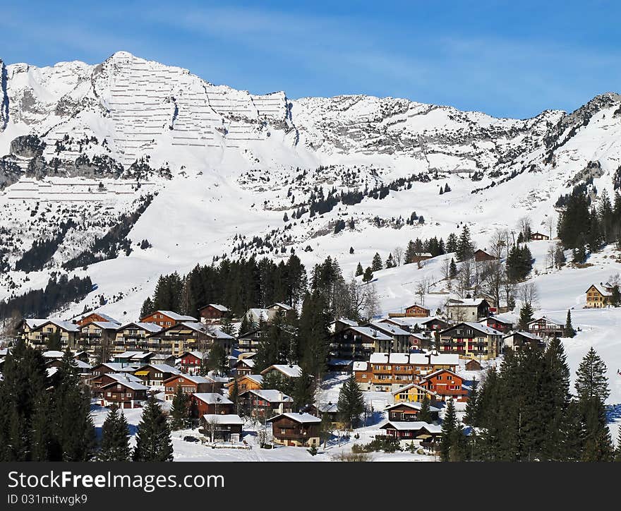 Winter in the alps