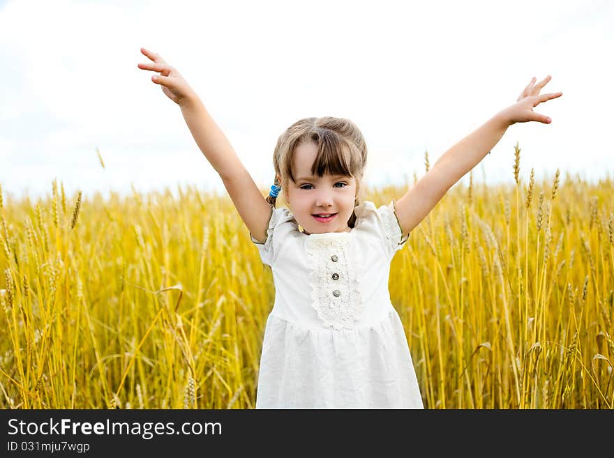 Girl in the field