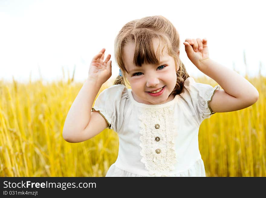 Girl in the field