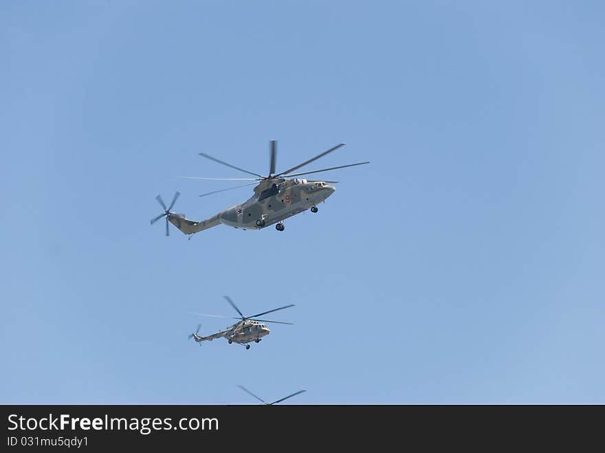 Military technology parade in day of a victory on Red Square. Military technology parade in day of a victory on Red Square