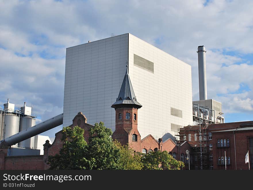 Coal and coke facility at Westhafen area, Berlin, Germany. Coal and coke facility at Westhafen area, Berlin, Germany