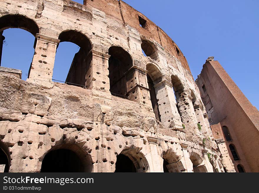 The Colosseum in Rome, Italy