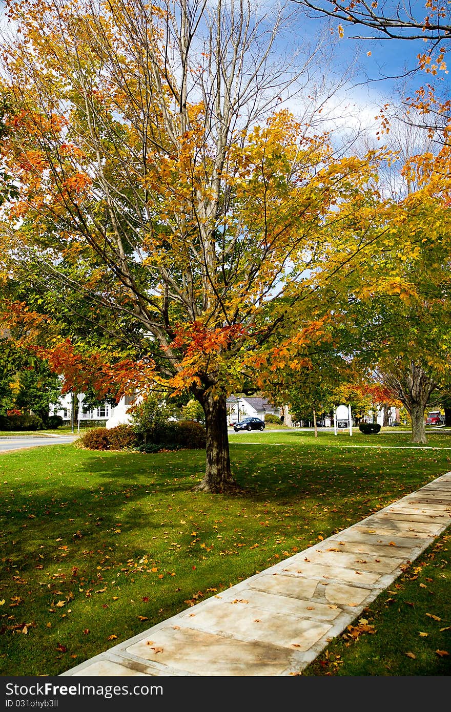 Country side in fall in vermont. Country side in fall in vermont