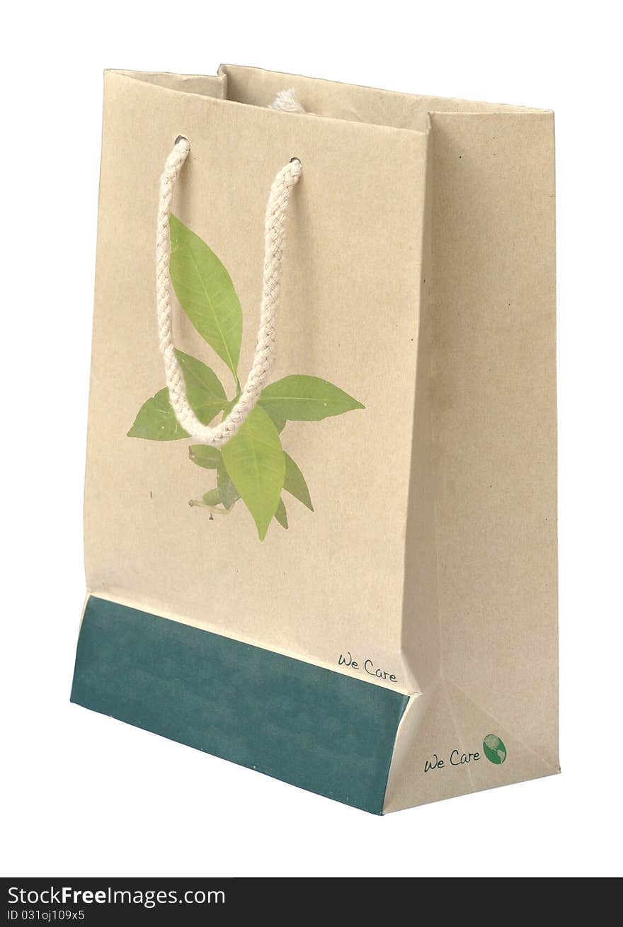 Concept Picture Of Recycle Paper Bag