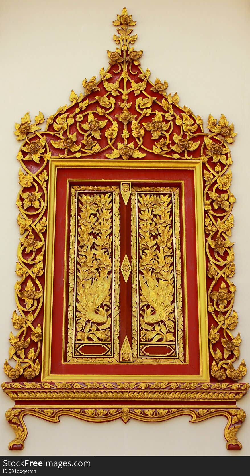 Wimdow frame of Thai arts , in temple. Wimdow frame of Thai arts , in temple