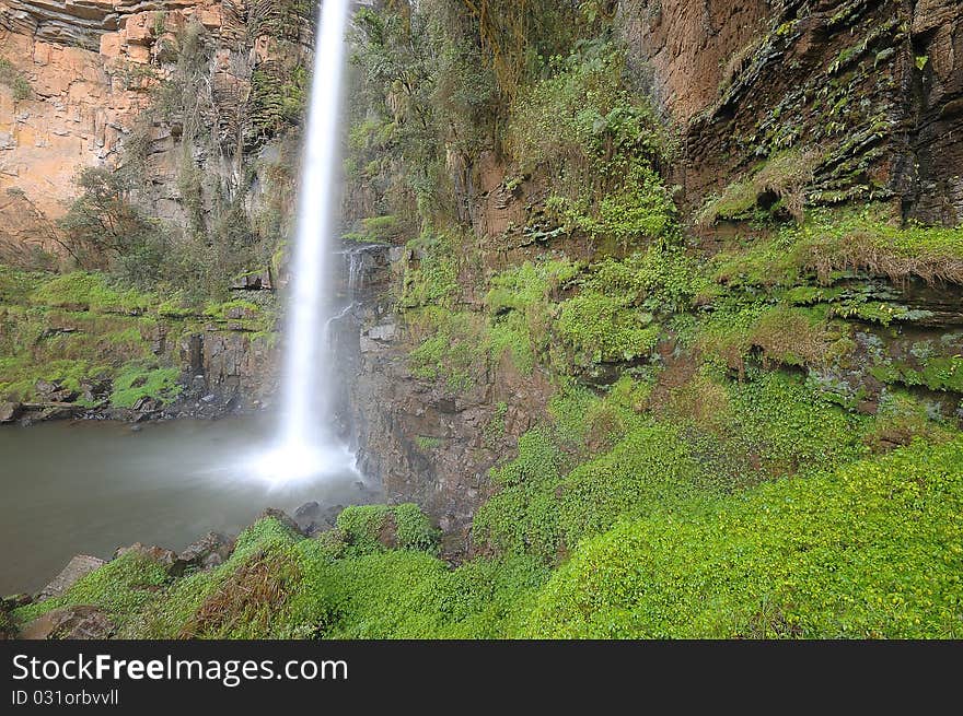 Bridal veil waterfall