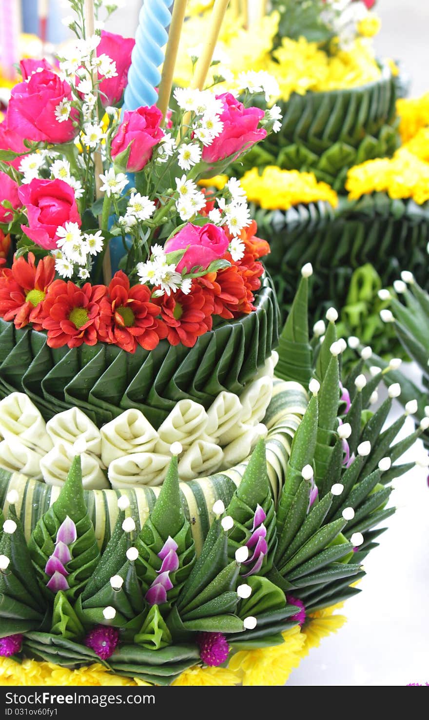 Banana leaves used for wrapping