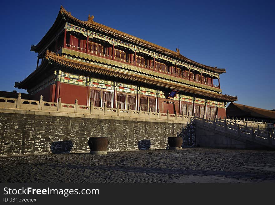 Lying at the center of Beijing, the Forbidden City, called Gu Gong, in Chinese, was the imperial palace during the Ming and Qing dynasties. Now known as the Palace Museum, it is to the north of Tiananmen Square. Lying at the center of Beijing, the Forbidden City, called Gu Gong, in Chinese, was the imperial palace during the Ming and Qing dynasties. Now known as the Palace Museum, it is to the north of Tiananmen Square.