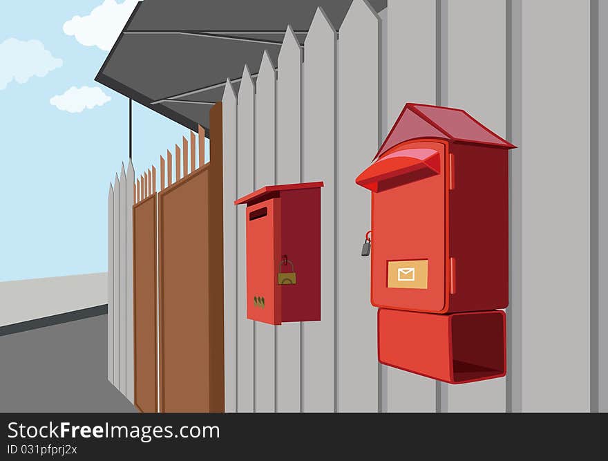 Vector image for mailbox design