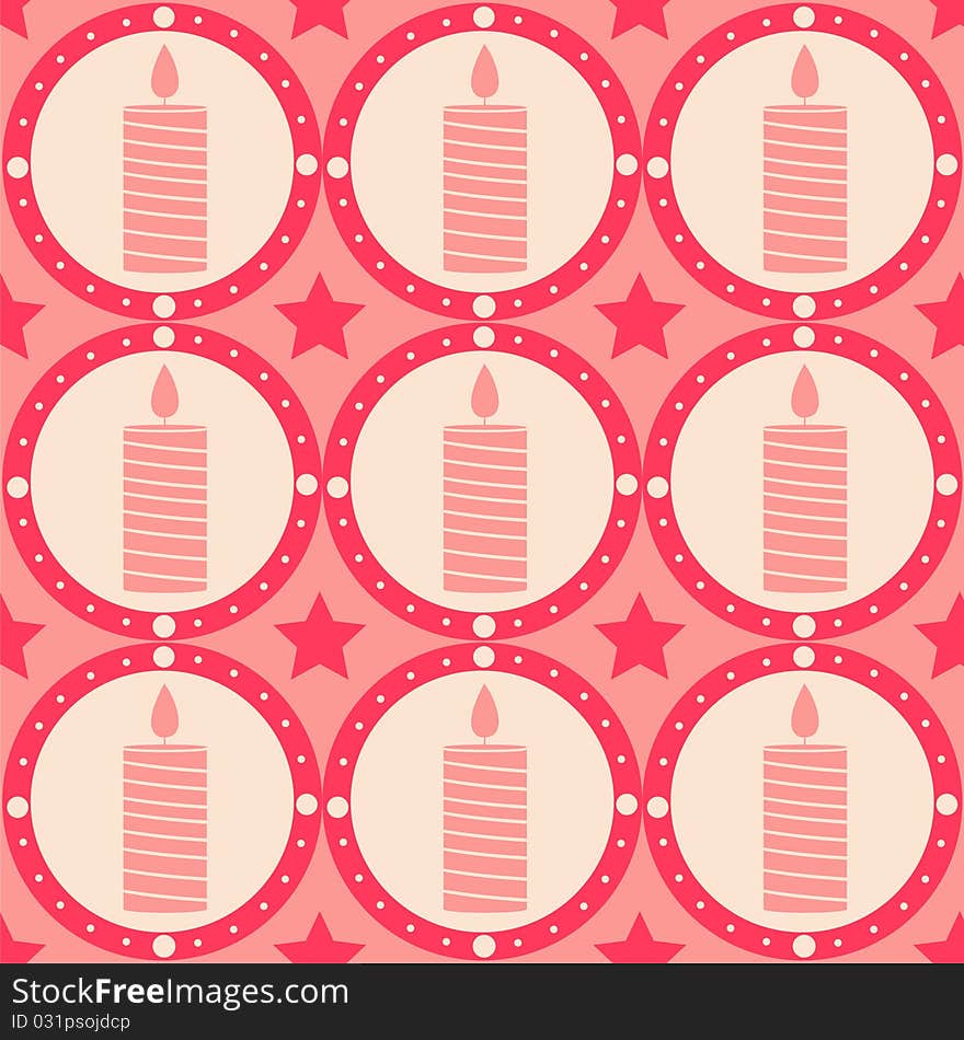 Cute candles pattern