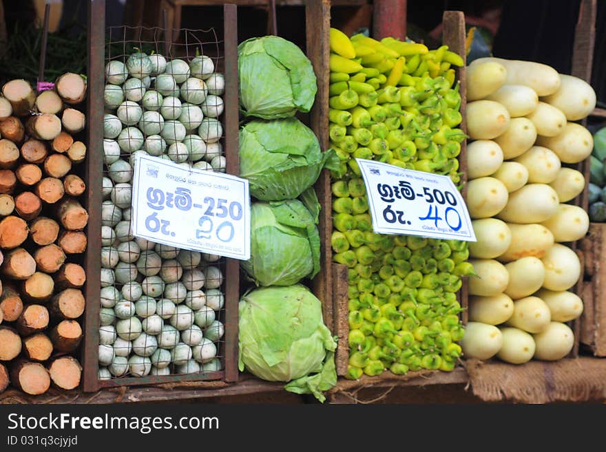 Vegetables market