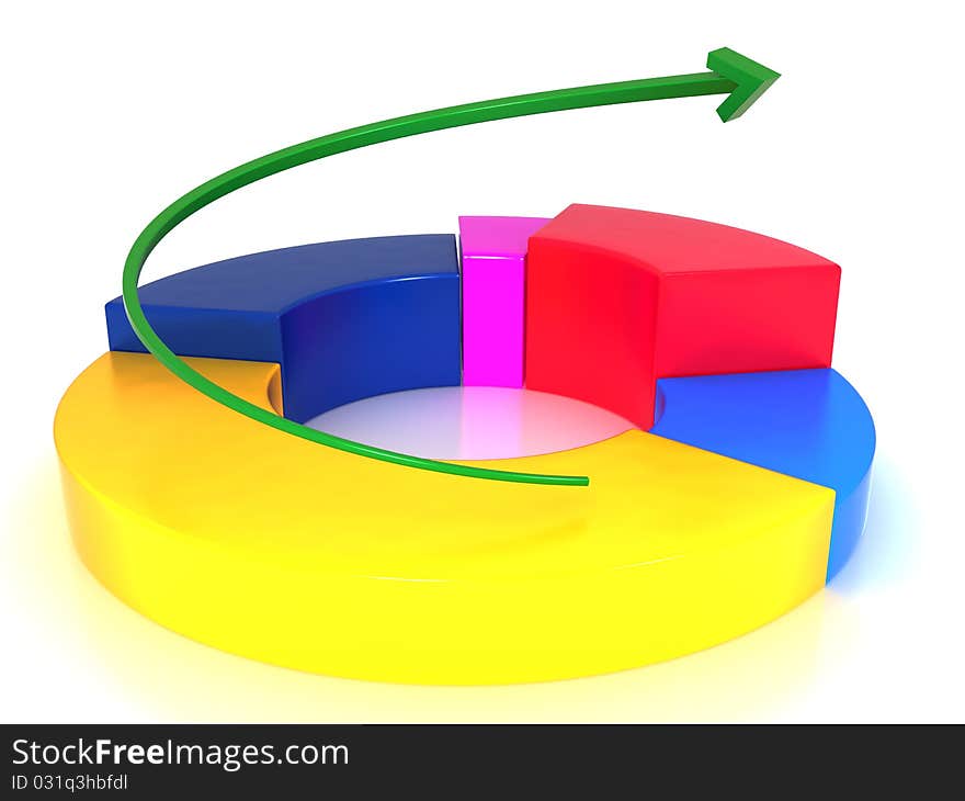 Diagram from a varicoloured plastic 4