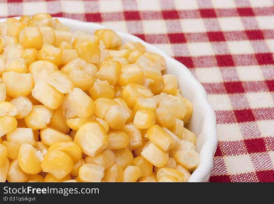 Canned corn