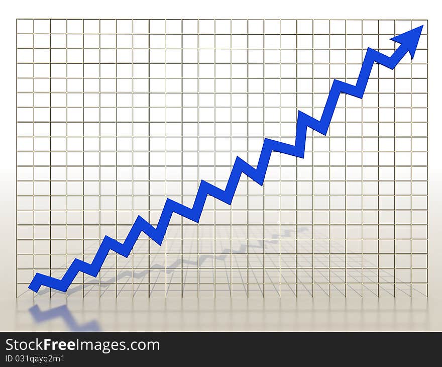 Growth charts from the blue arrows