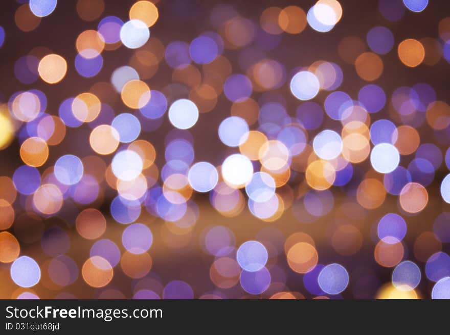 Blurred Christmas Lights