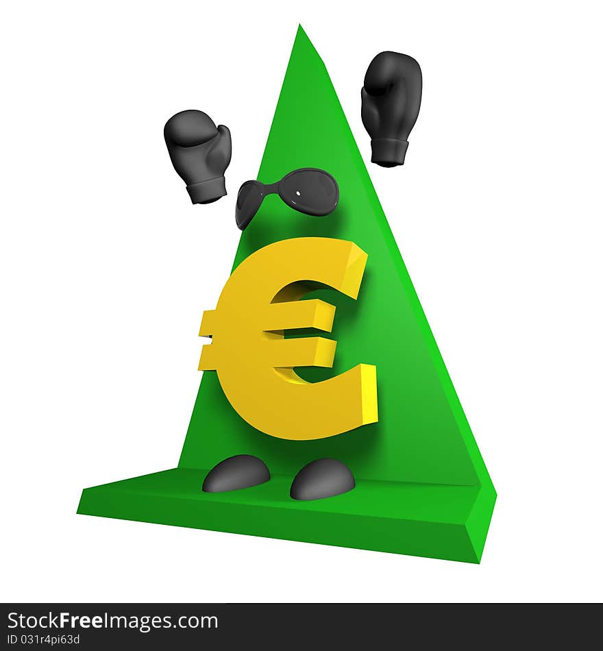 Euro symbol 3d