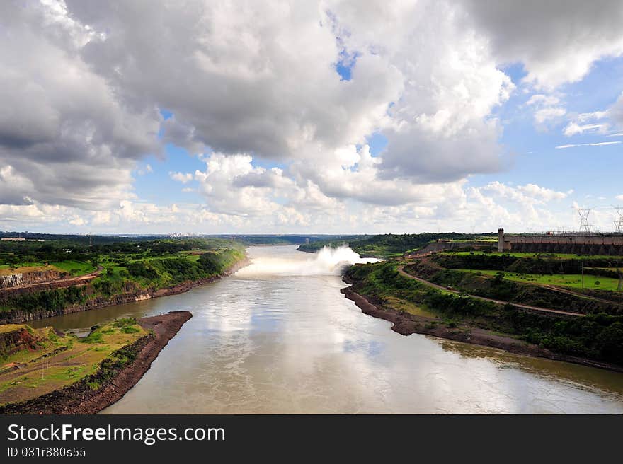 Ecological Power Plant Dam