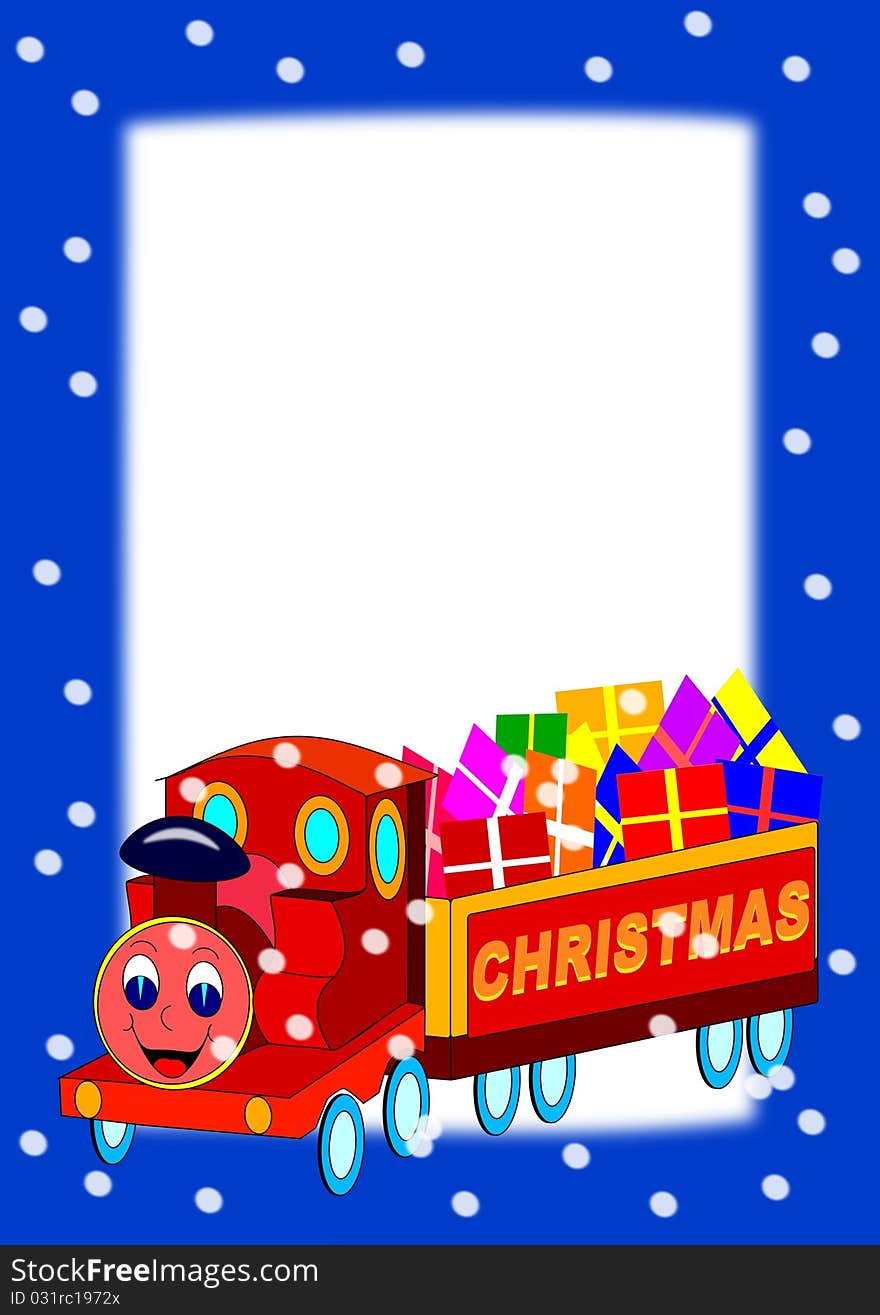 christmas train gift holiday locomotive children. christmas train gift holiday locomotive children