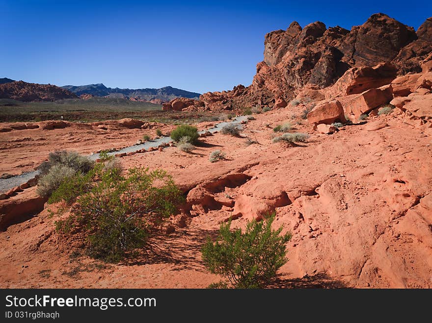 Red rock formation, Valley of Fire National Park, Nevada