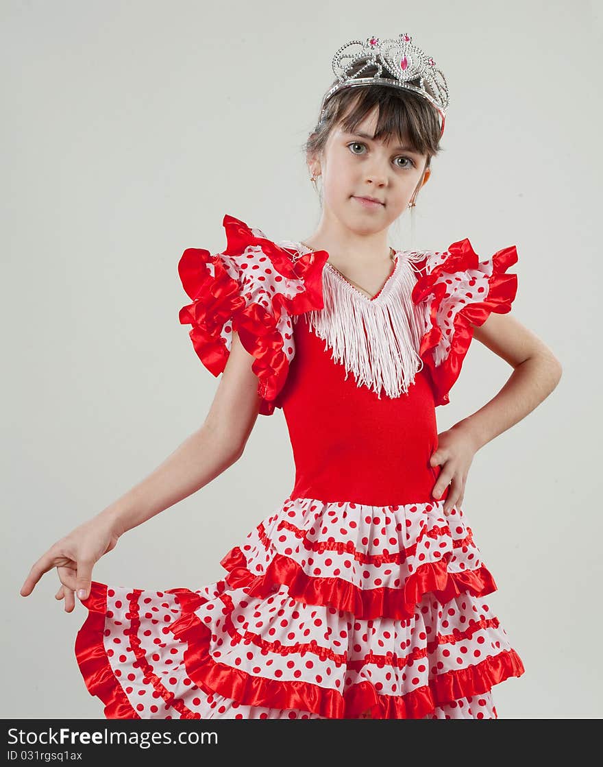 Young girl dressed in fairy princess costume. Young girl dressed in fairy princess costume