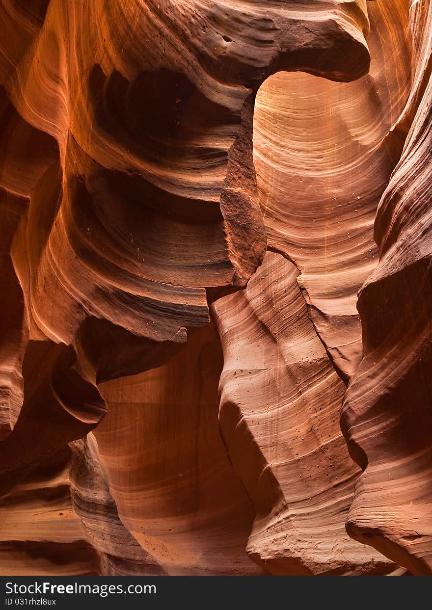 The Antelope Canyon