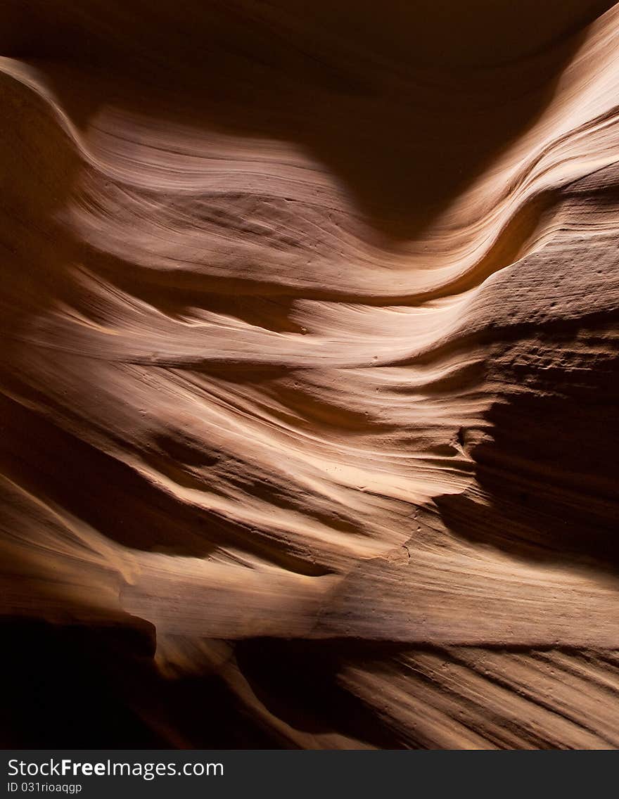 The Antelope Canyon