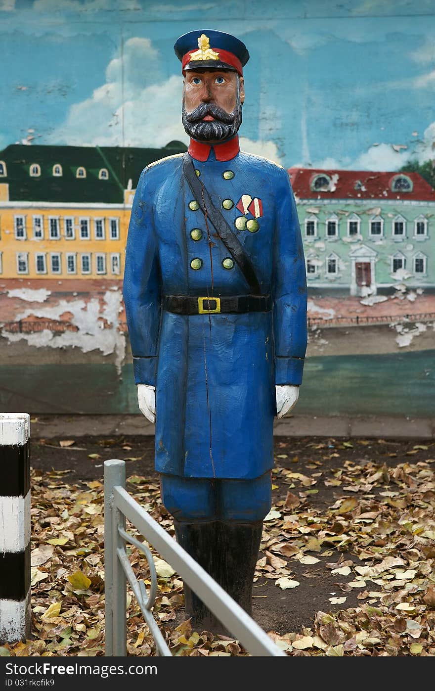 Statue of the policeman