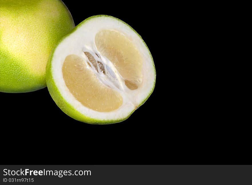 Juicy green kind of grapefruit called Sweety. Juicy green kind of grapefruit called Sweety