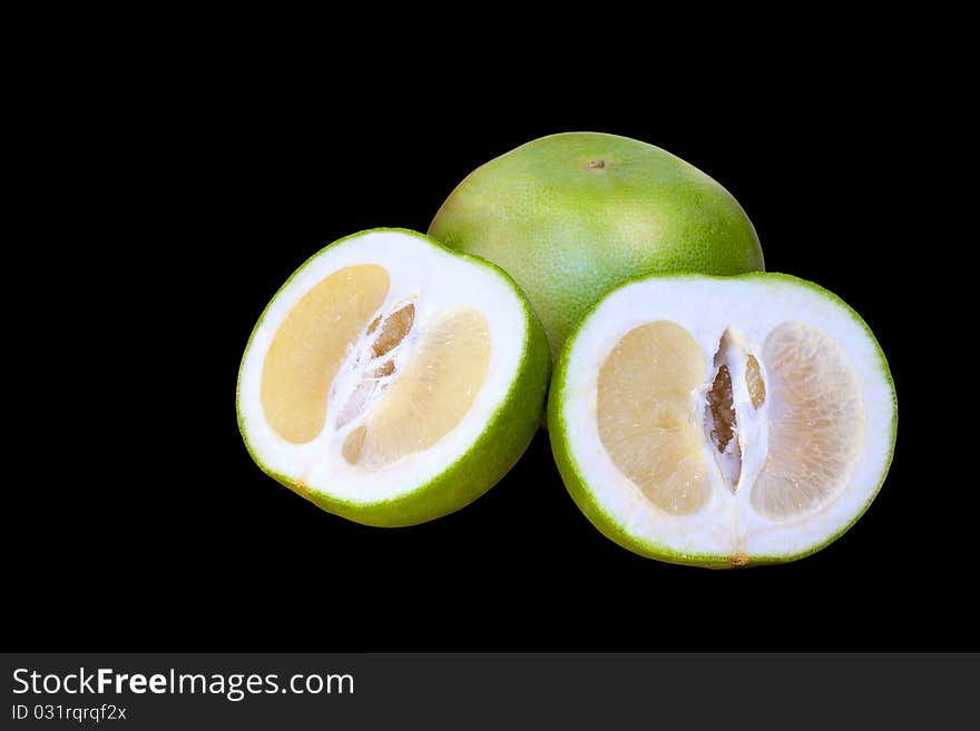 Juicy green kind of grapefruit called Sweety. Juicy green kind of grapefruit called Sweety