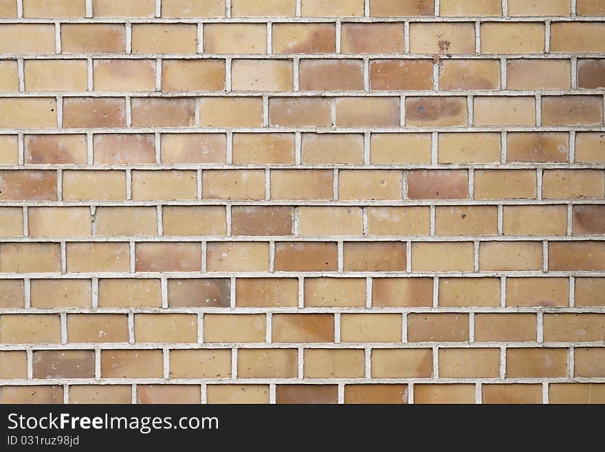 Red brick wall texture or background pattern