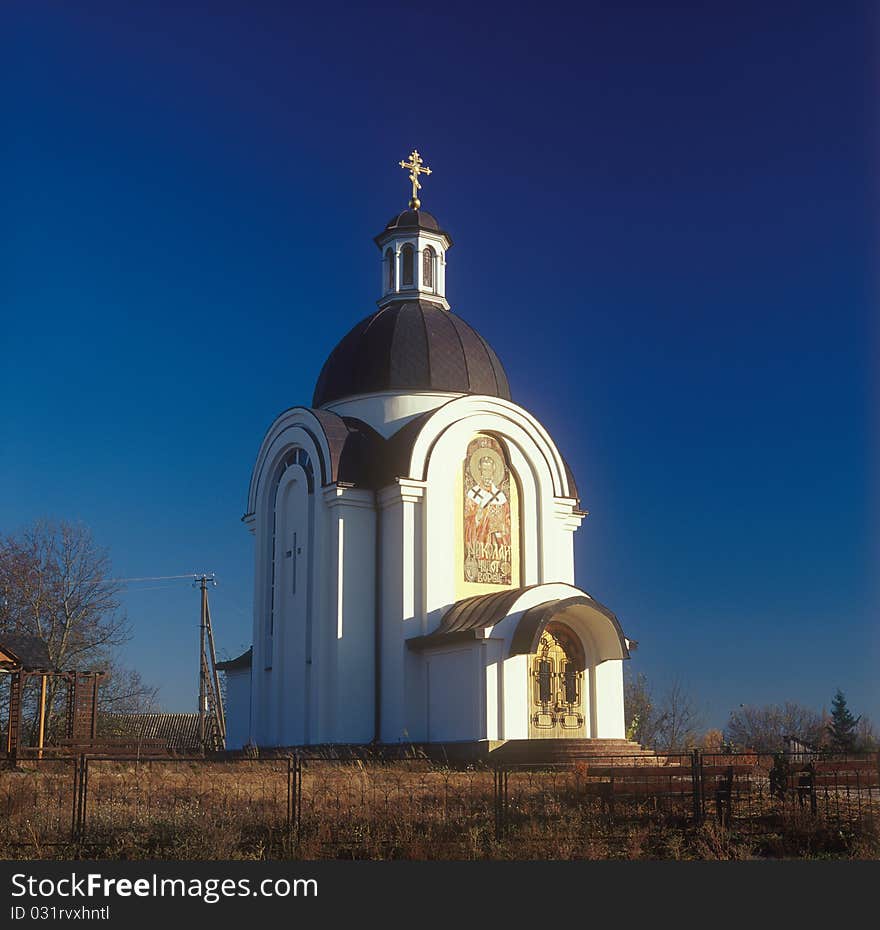 Orthodox church in Rudnia village, Chernihiv region, Ukraine. Please see some similar images in my portfolio. Orthodox church in Rudnia village, Chernihiv region, Ukraine. Please see some similar images in my portfolio.