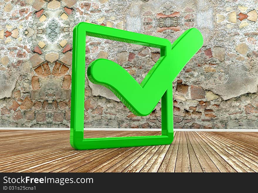 Green check mark