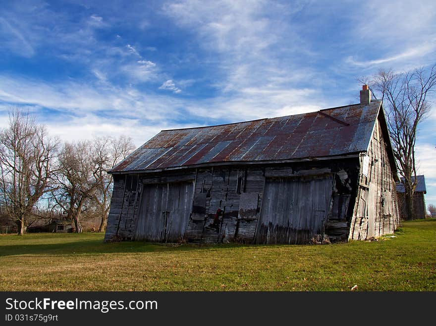 Historic Barn at Sunrise