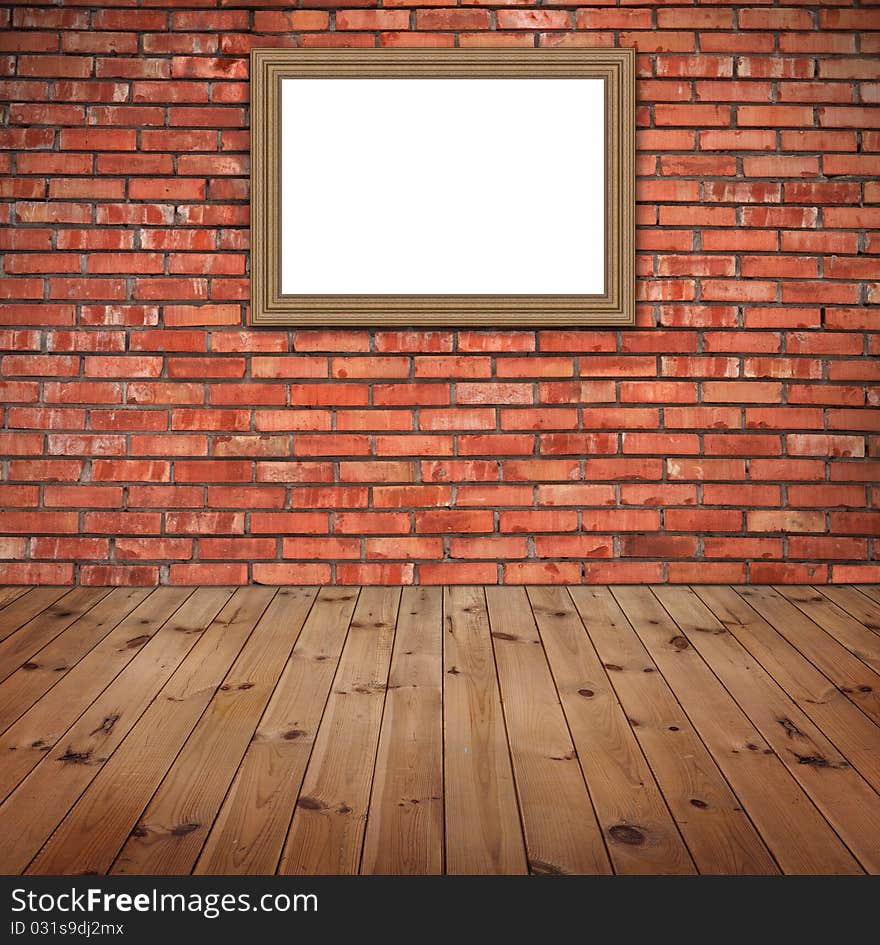 Interior Of Rural House With Picture Frame