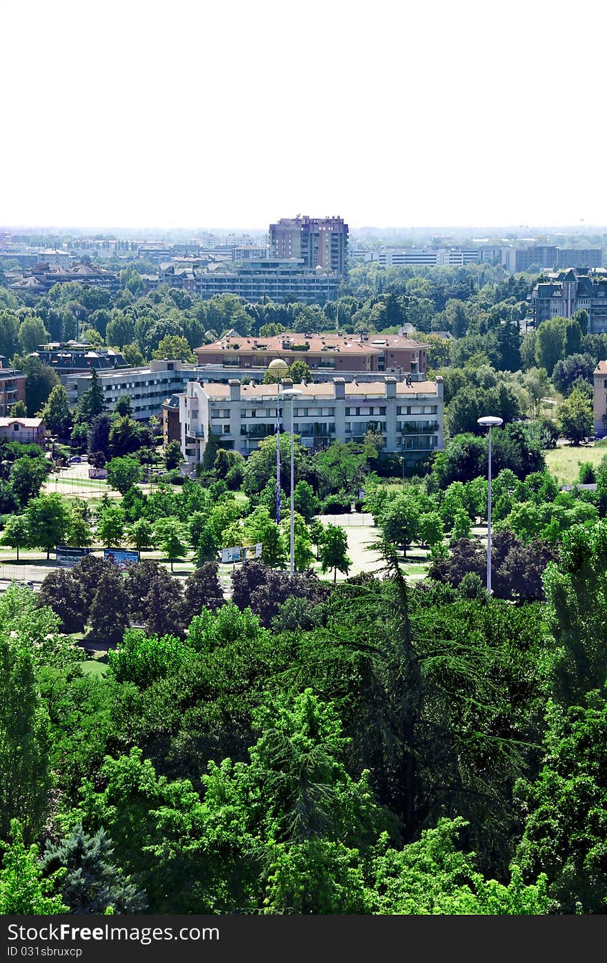 View of skyscrapers and buildings