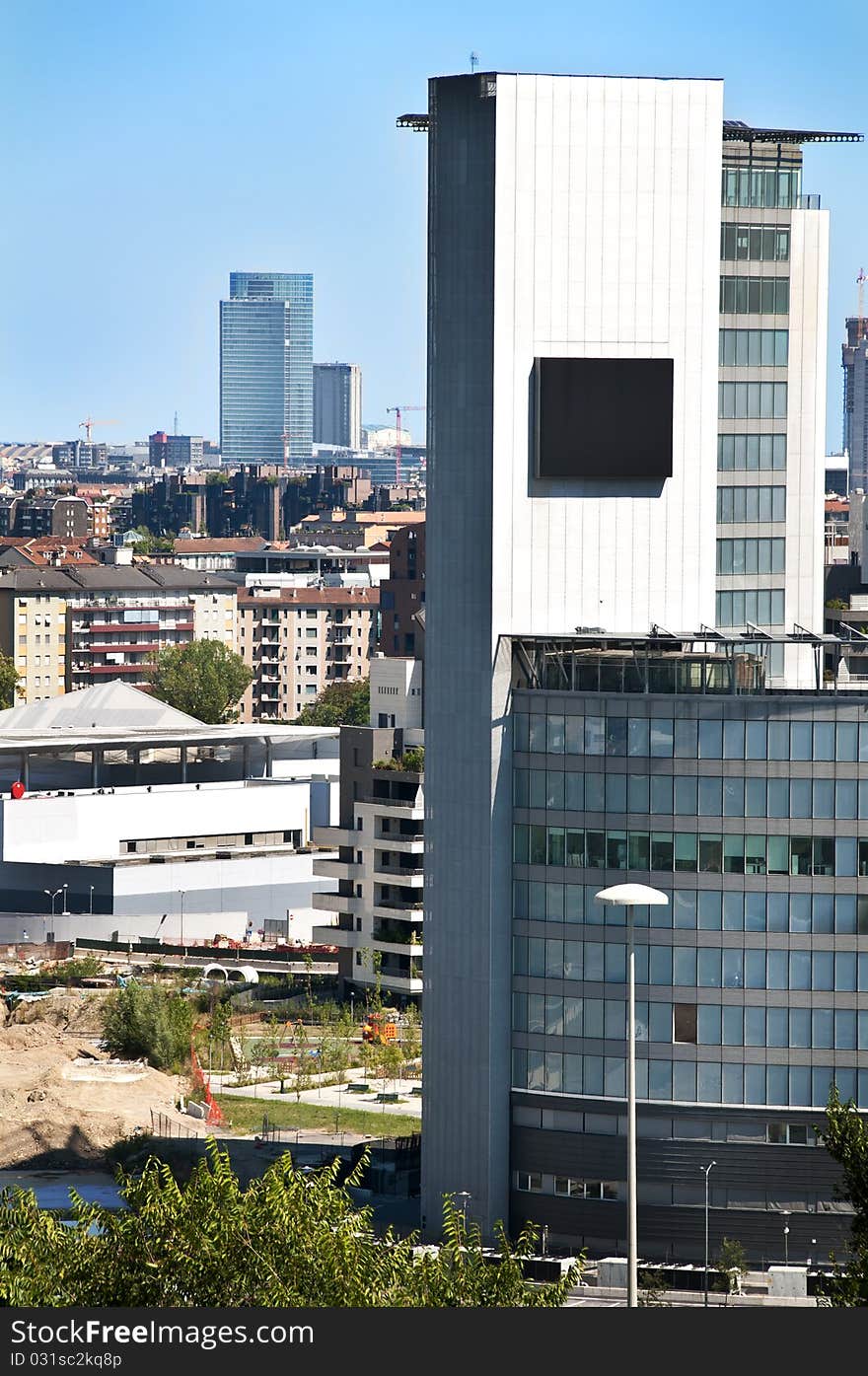 View of skyscrapers and buildings