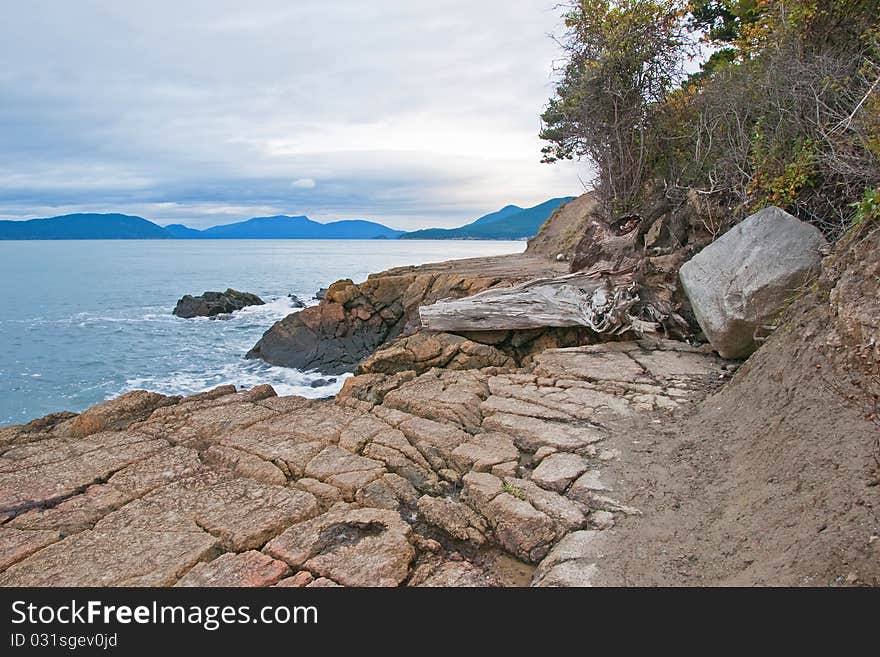 Coastline of Anacortes, Washington