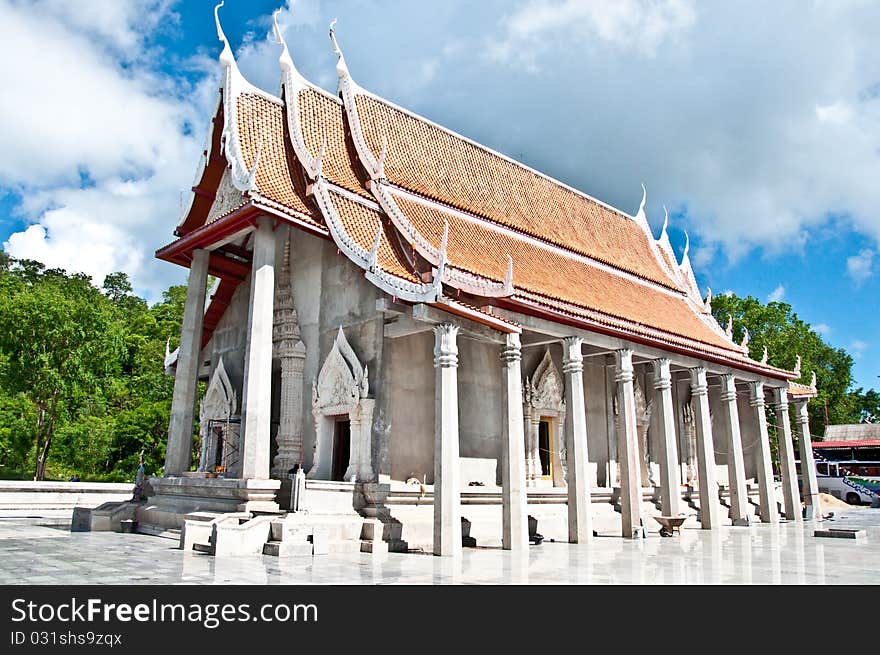 The Temple at karnchanaburi province,Thailand