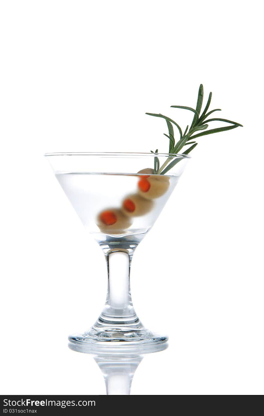 Classic Gin Martini Cocktail