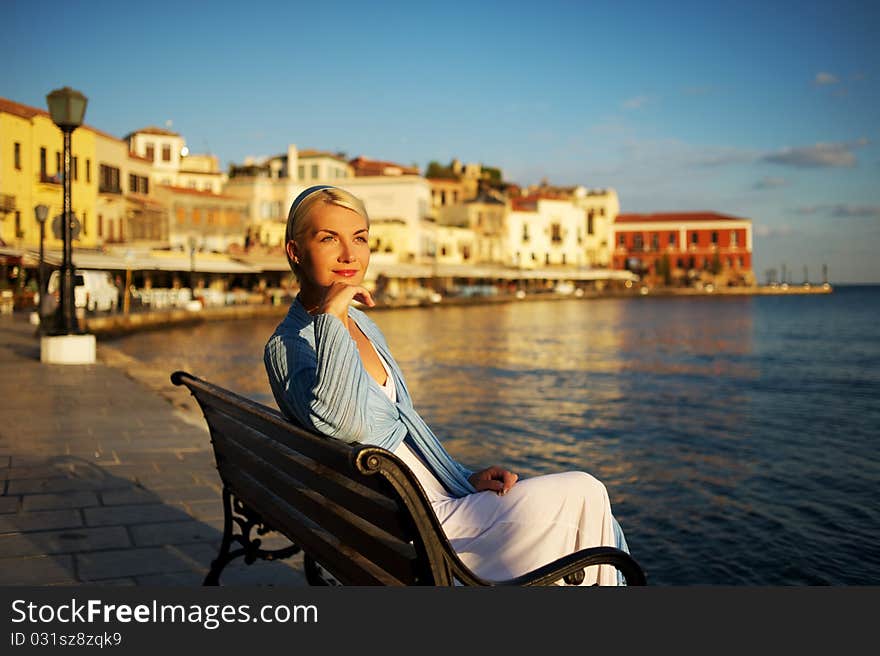 Picture of a beautiful woman outdoors