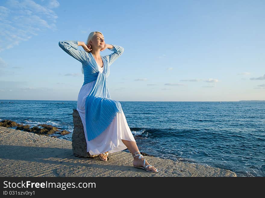 Picture of a beautiful woman outdoors