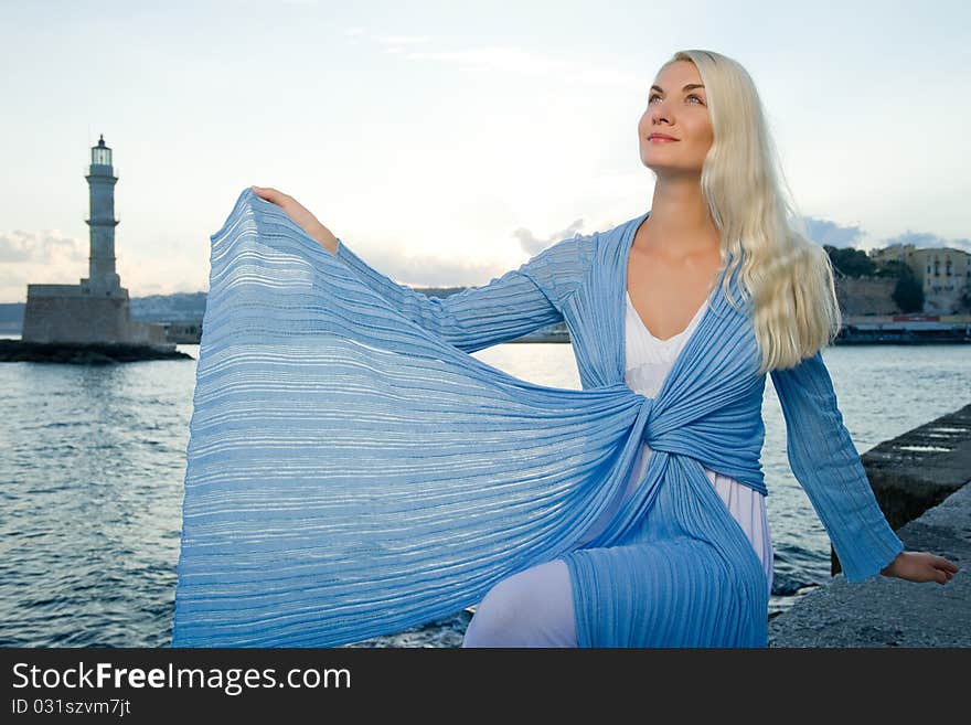 Picture of a beautiful woman outdoors