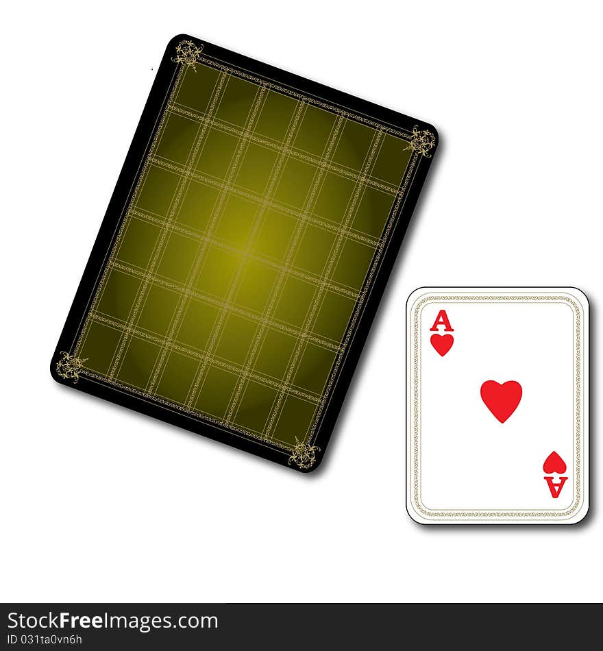 Poker Heart Card