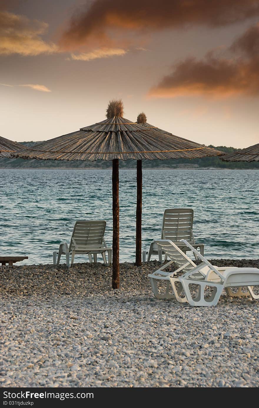 Umbrella on the beach