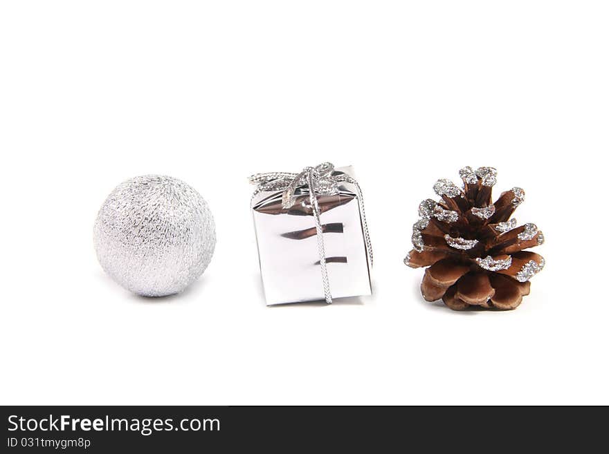 Three decorative objects for christmas