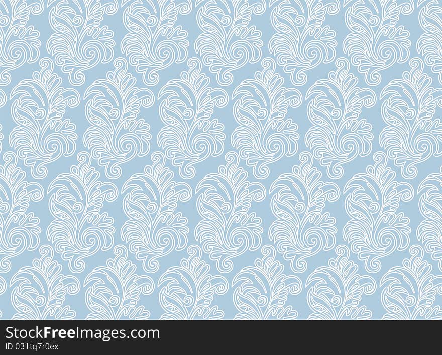 Floral pattern classical, illustration