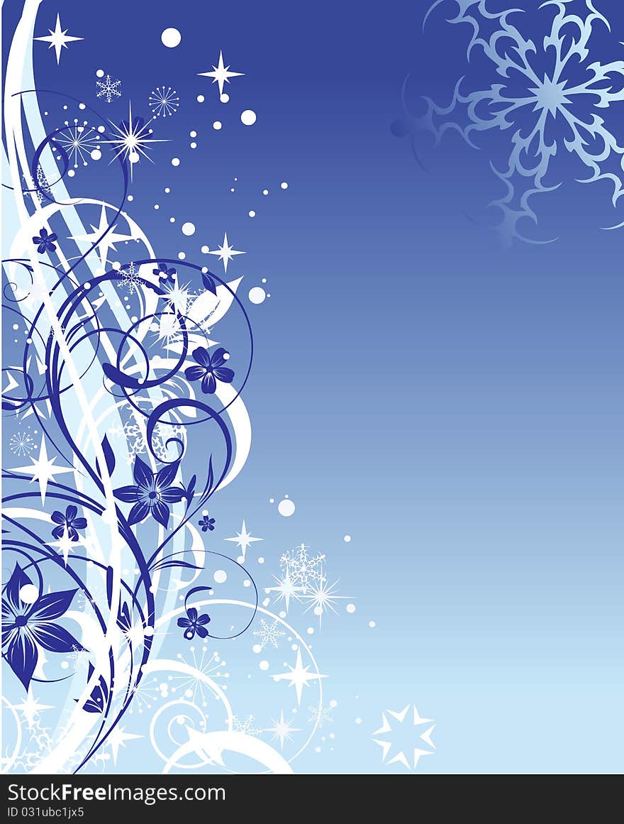 Abstract winter background for design