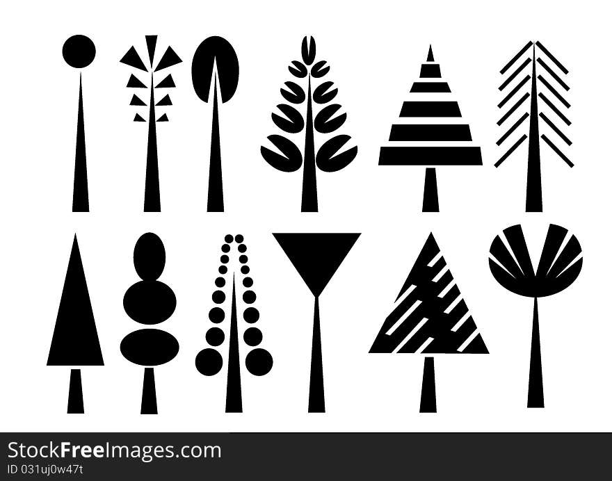 Tree  and branch and  single and  graphic. Tree  and branch and  single and  graphic