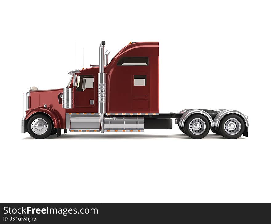 Red American Truck