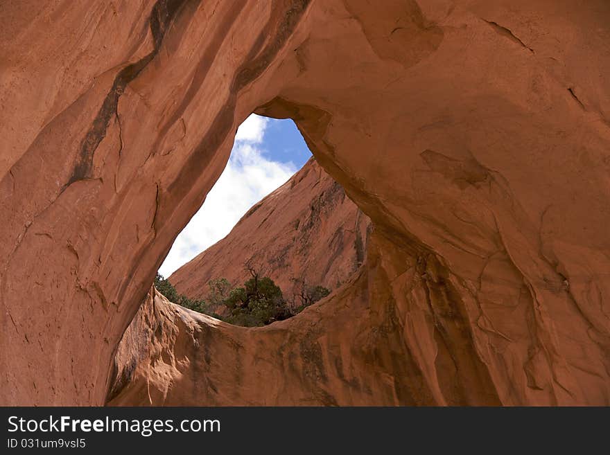 Bowtie Arch (near Corona Arch)